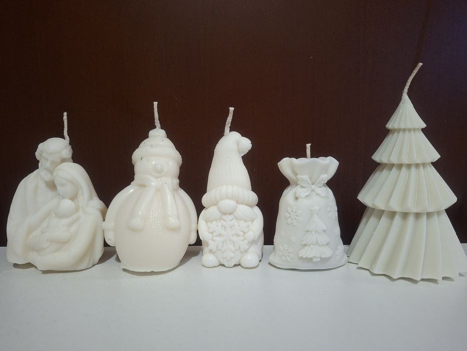 Świeczki z wosku sojowego