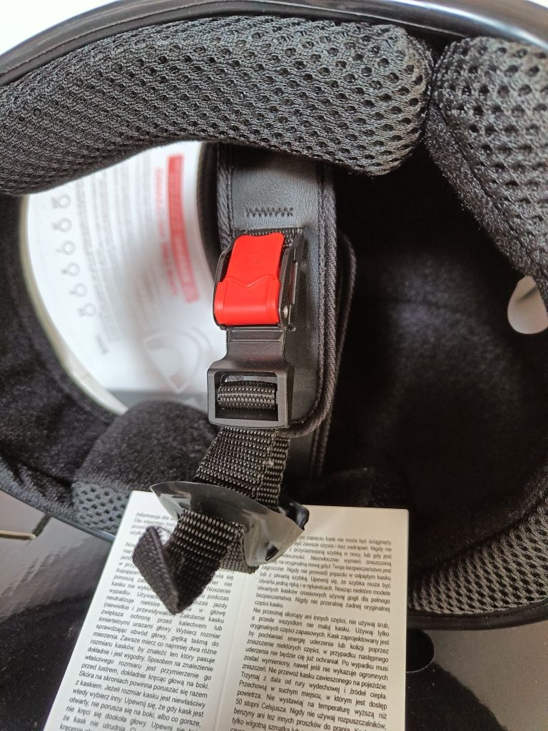 Kask zamknięty biały połysk XS S M L XL XXL