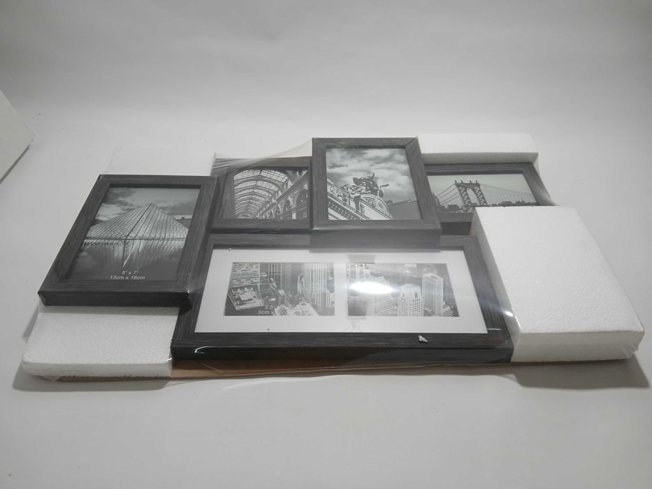 Molduras de parede em cinzento - De 6 fotografias - novo