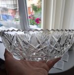 Кришталева ваза, салатник цукорниця
