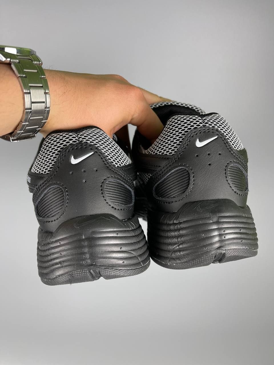 Кросівки чоловічі nike p-6000 Black&Grey  розмір 42
