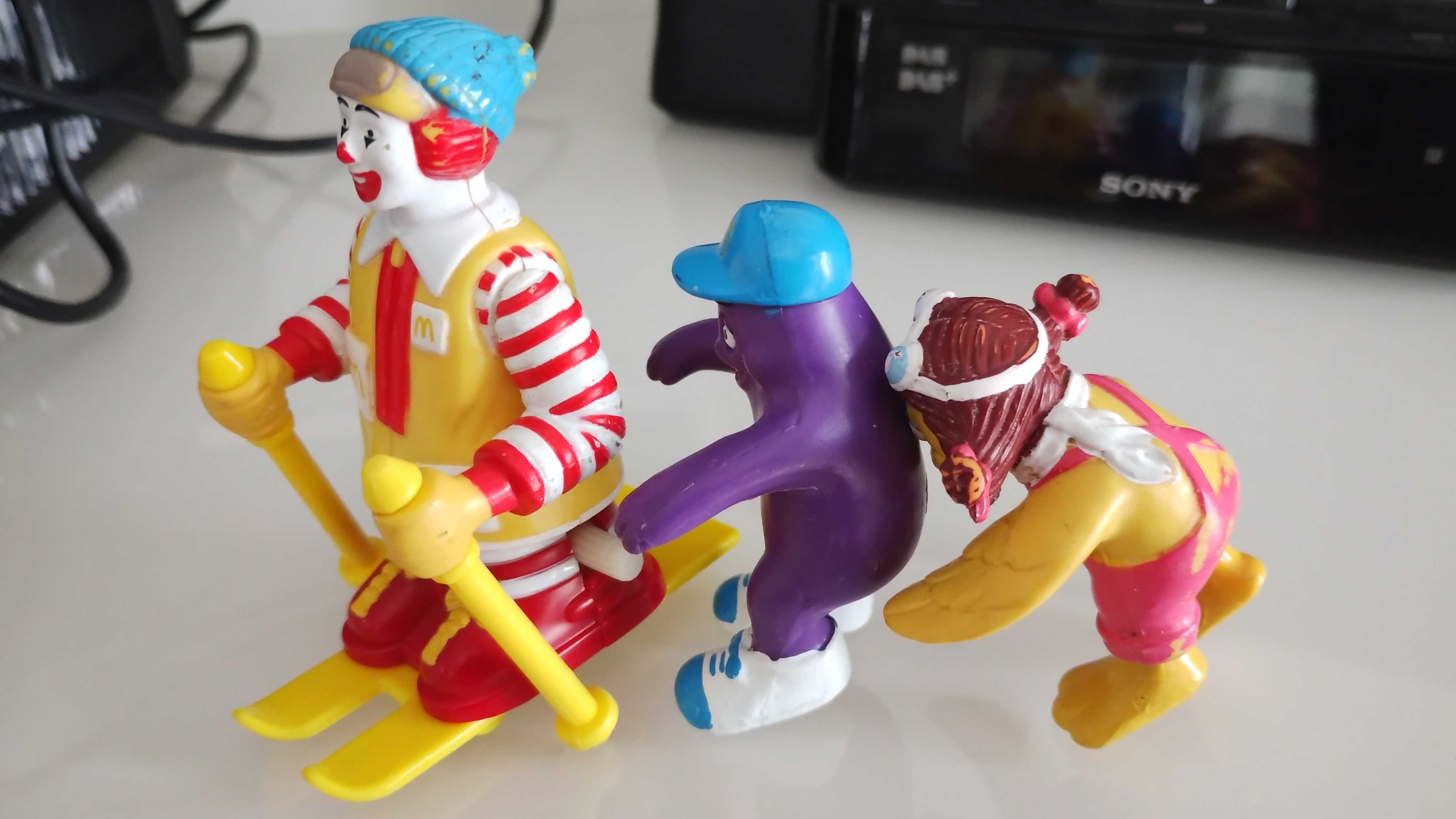 Figurki McDonald klaun Ronald, Grimace i Birdie