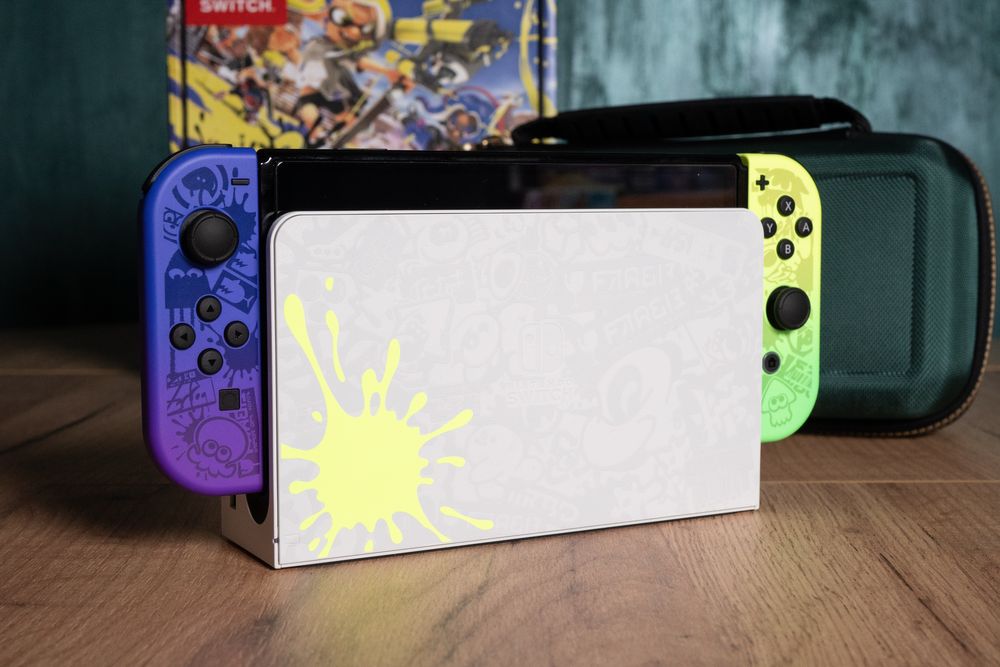Nintendo Switch OLED Splatoon Limitowana mega zestaw