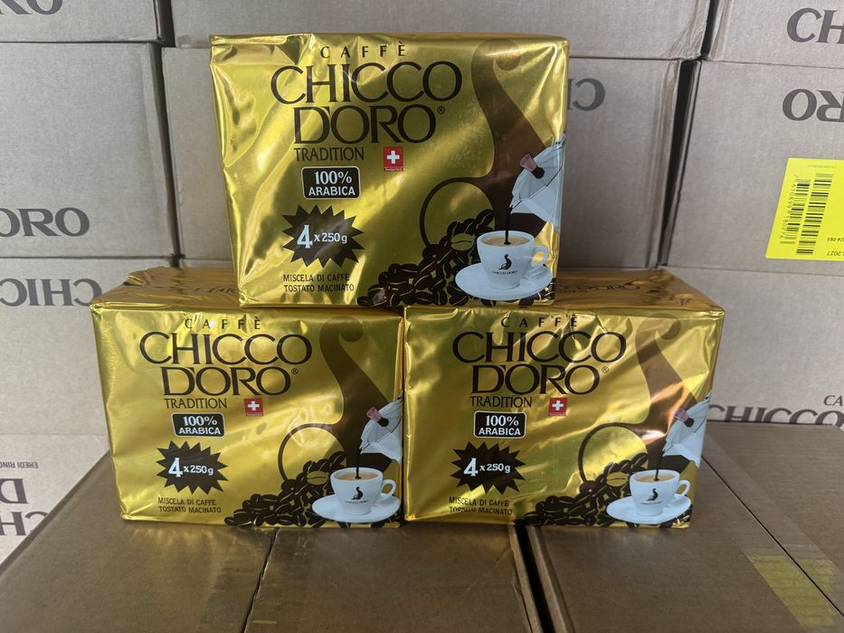 Кaва мелена. Caffe Chiocco D’Oro 100%Arabica.