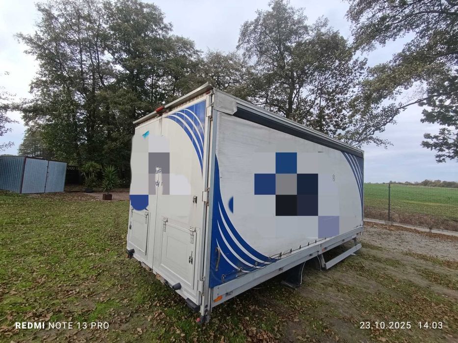 zabudowa skrzynia burto firanka drzwi kontener plandeka iveco sprinter