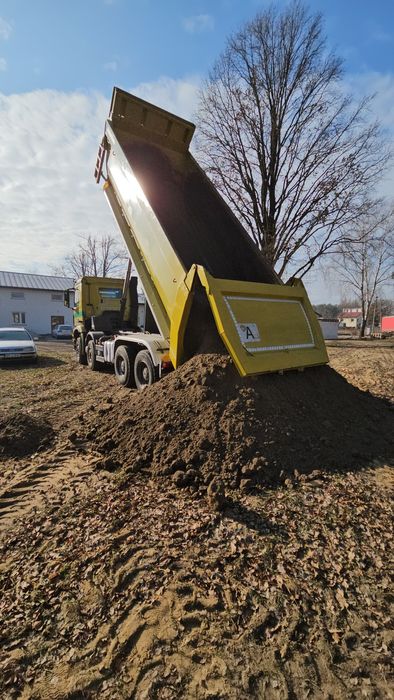 Piasek, zasypka, beton kruszony, ziemia, gruz