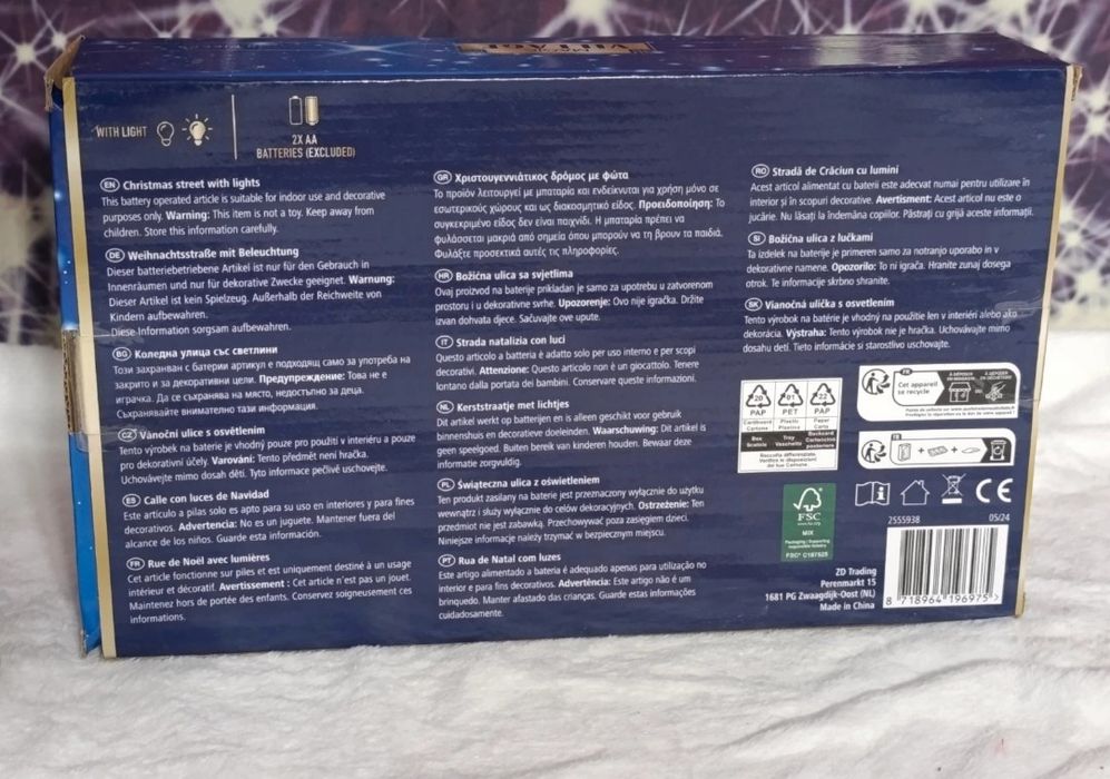 Magic Village – Świąteczna Uliczka LED - 10 elementów