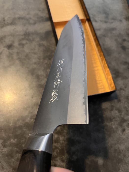 Japoński Nóż Gyuto Carbon Satoshi Nakagawa