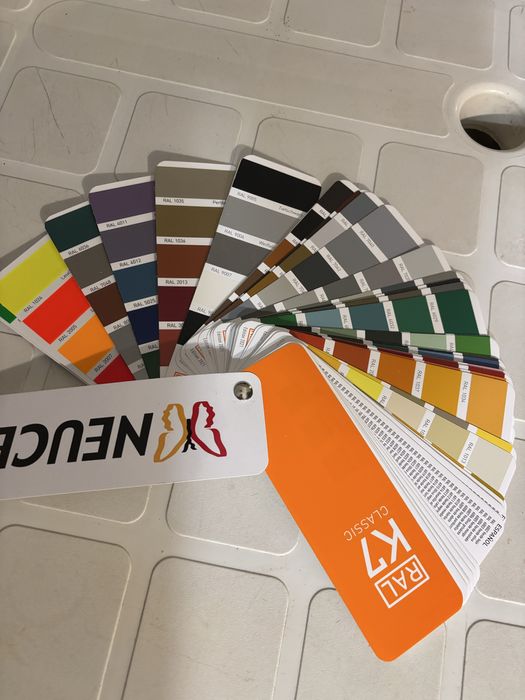 Catalogo cores RAL