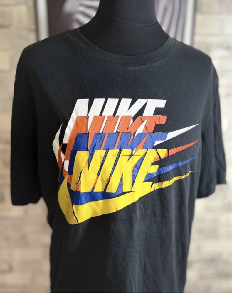 Stylowa vintage koszulka nike męska klasyk retro