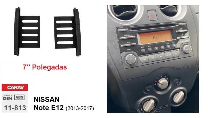 Rádio 2DIN • NISSAN • Note (2004 a 2017) • Android • E11 E12 [4+32GB]