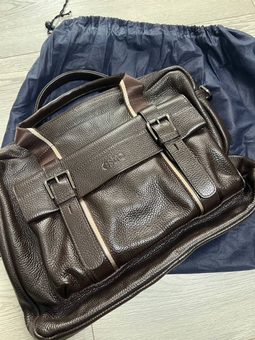 Шкіряна сумка чоловіча
