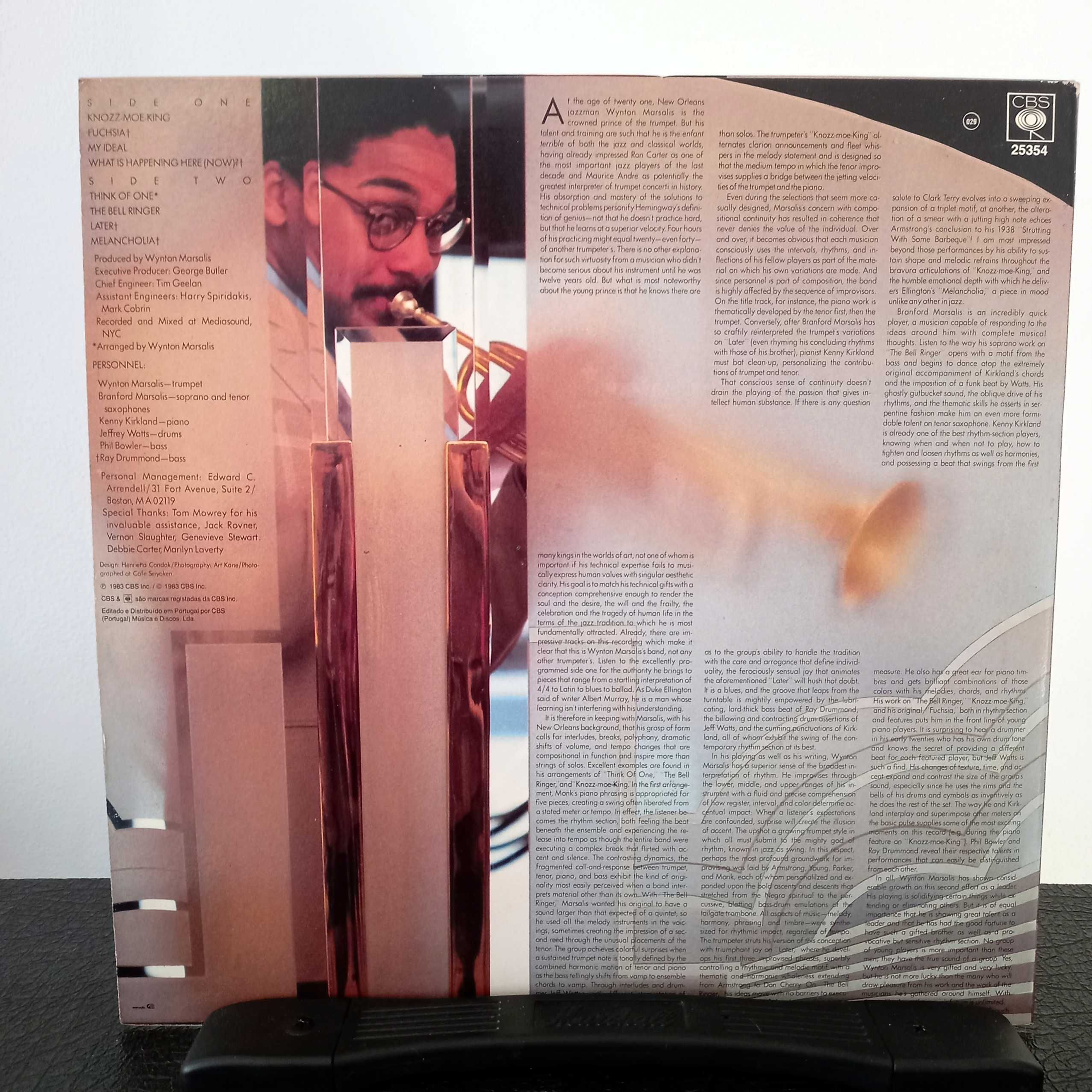 2 discos vinil - Greg Phillinganes + Wynton Marsalis (Eric Clapton)