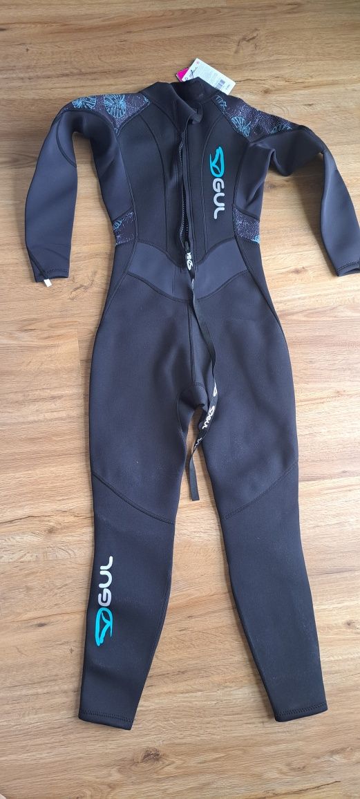 Fato surf mulher Gul 8 (XS) 3:2 preto