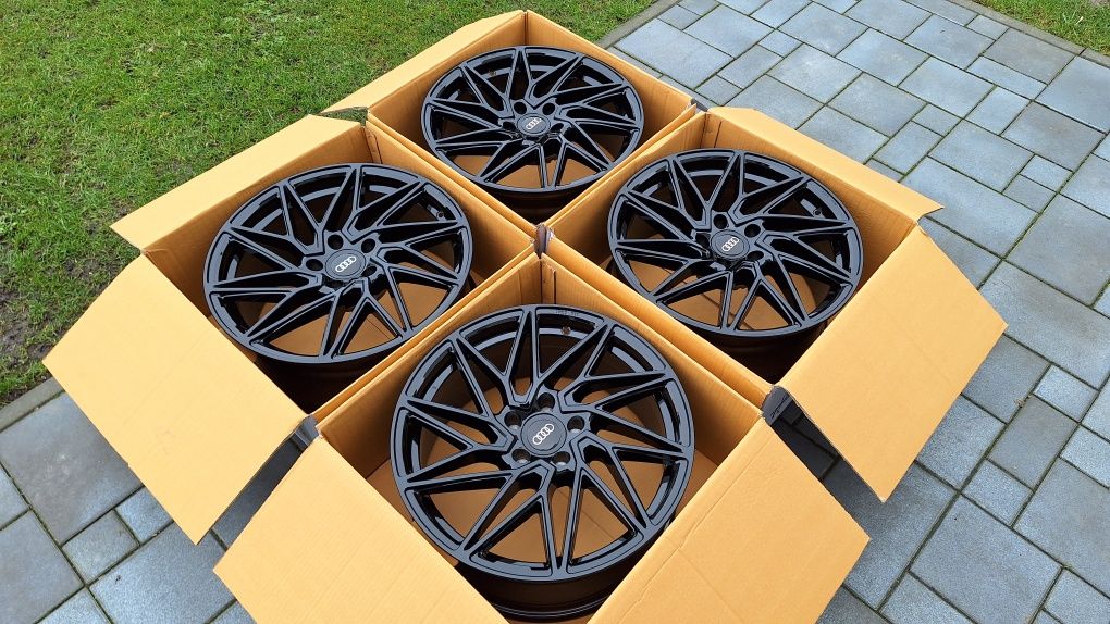 Nowe Alufelgi 5x112 R18 Audi A4 b8 b9 A5 A6 Q5 Skoda Octavia Superb Vw