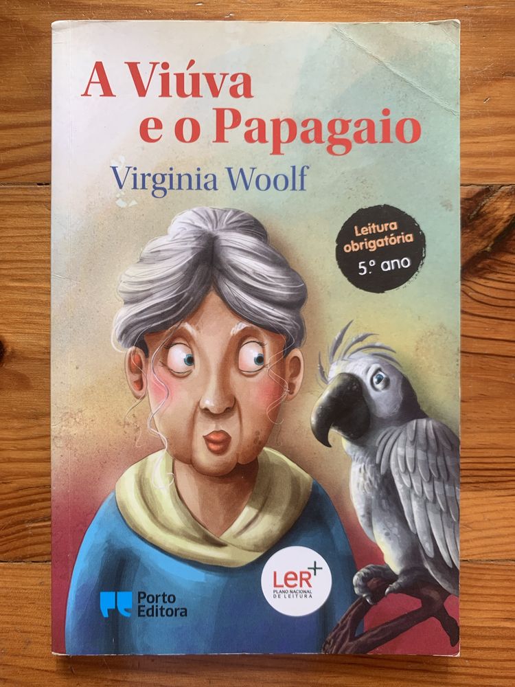 Livro A Viúva e o Papagaio