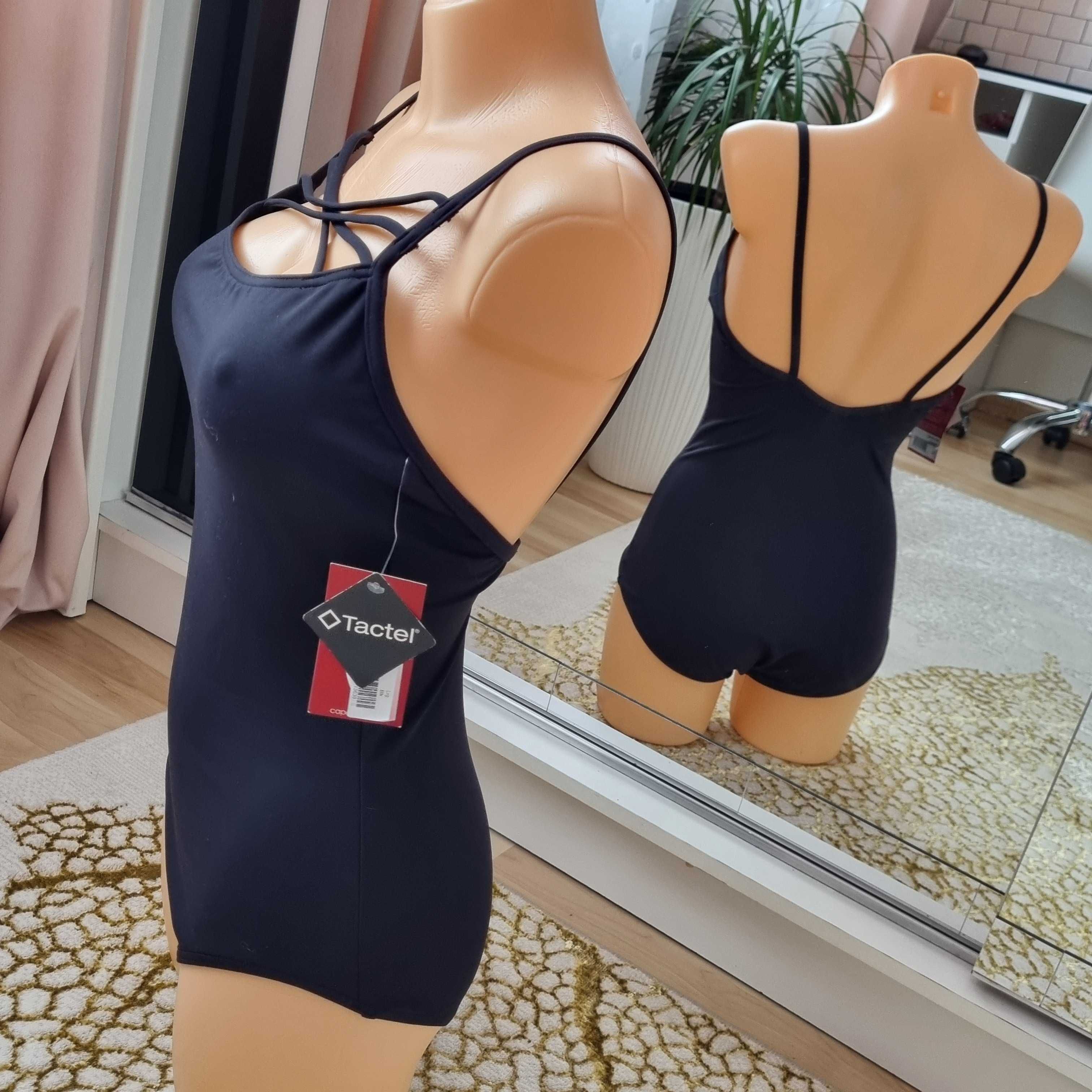 Trykot body damskie Capezio nowe do tańca baletu jogi gimnastyki r. L