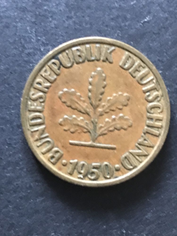 Niemcy-/Bundesrepublik/- 10 pfennig-1950r