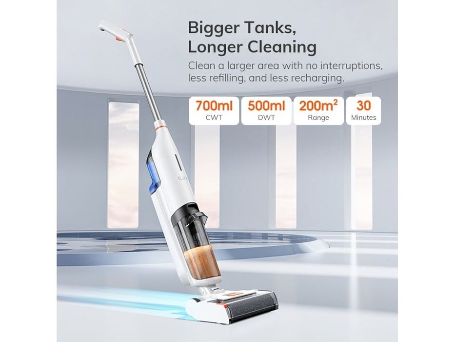 Com garantia até 2028 - ILife W90 Aspirador Vertical em Seco e Húmido