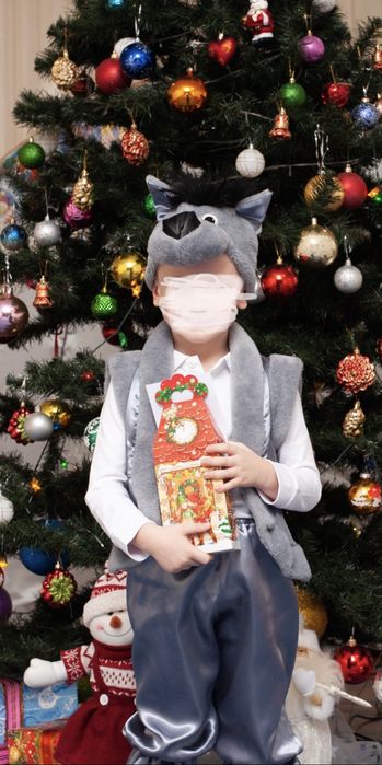 Новорічний костюм в оренду вовка на 3,4,5 років