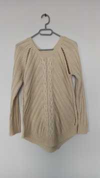 Sweter wełniany z łańcuszkiem rozmiar M