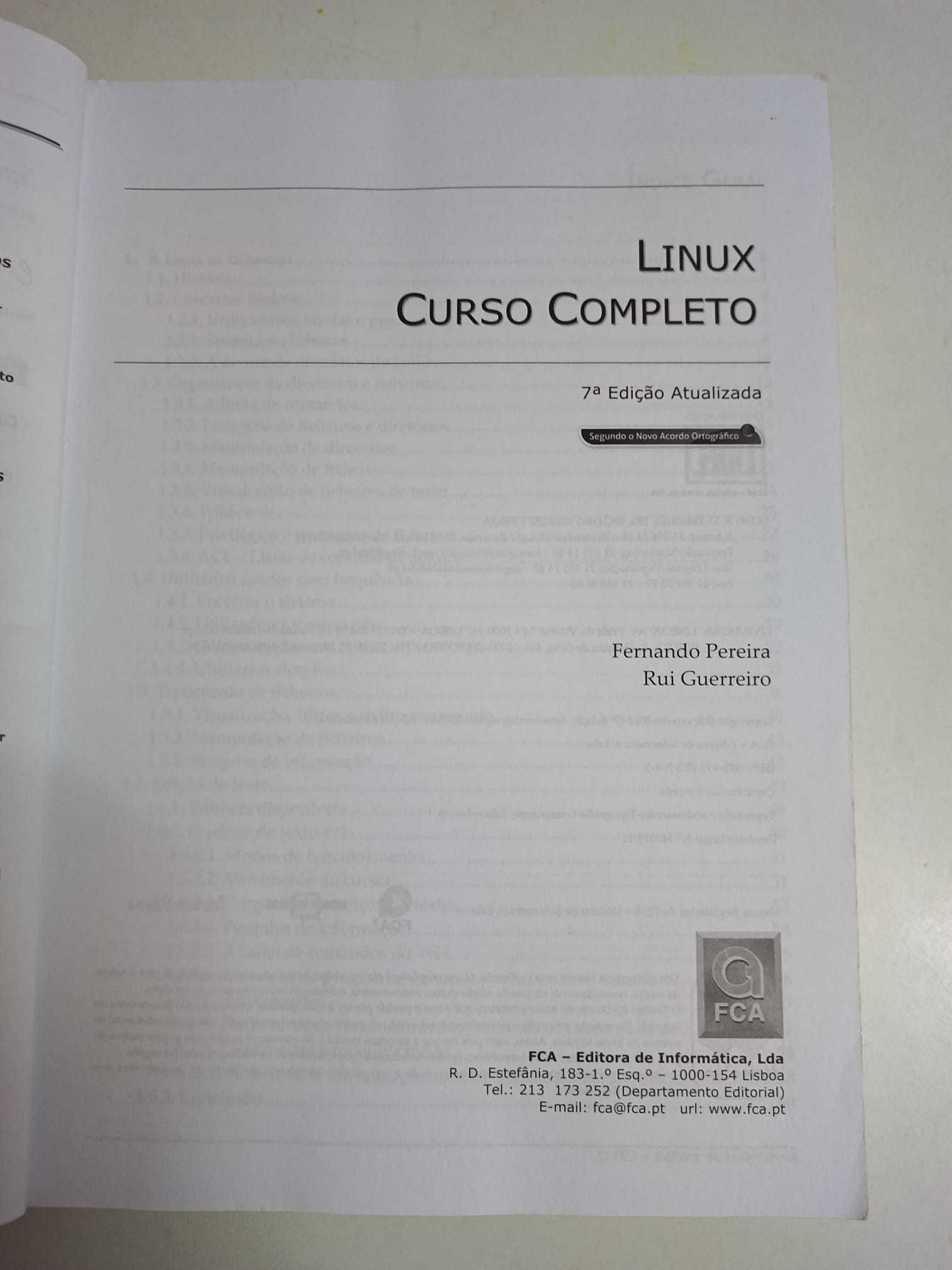 linux - curso completo de fernando pereira e rui guerreiro  (novo)