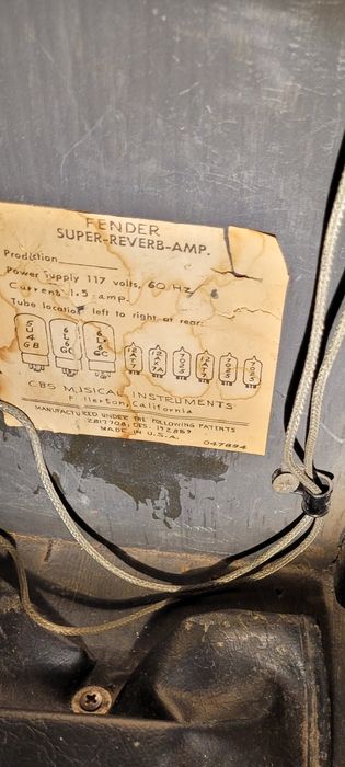 1971 Fender Super Reverb