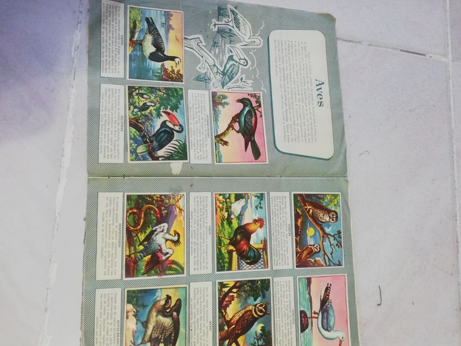 Cadernetas de cromos antigas