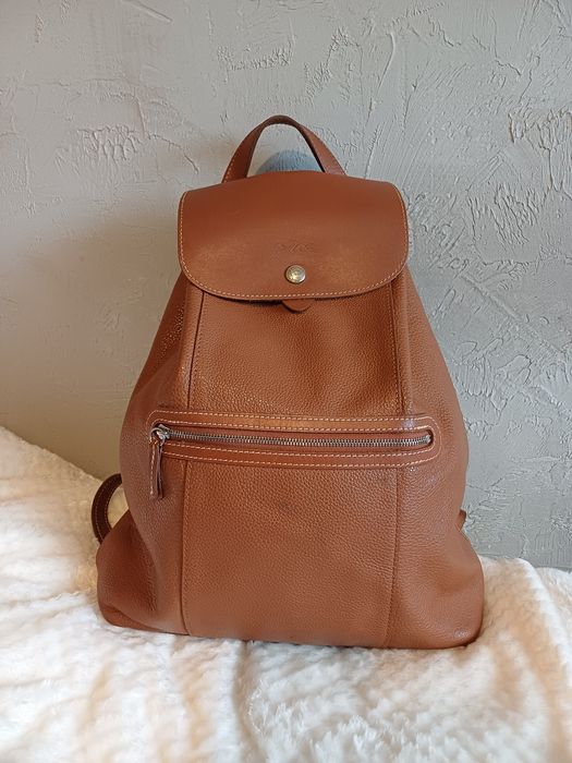 Большой рюкзак Longhamp,натуральная кожа