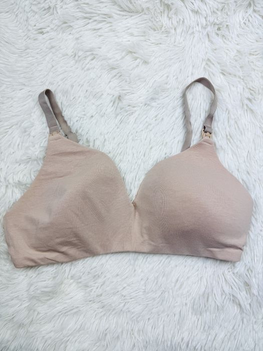 Biustonosz usztywniany ciążowy do karmienia 80C beżowy H&M
