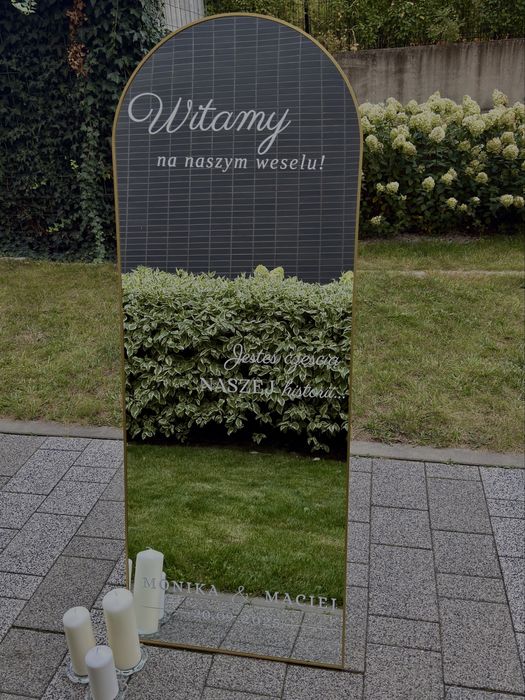 WYNAJEM LUSTRO DO ZDJĘĆ WESELE | selfie | imprezy | personalizowane