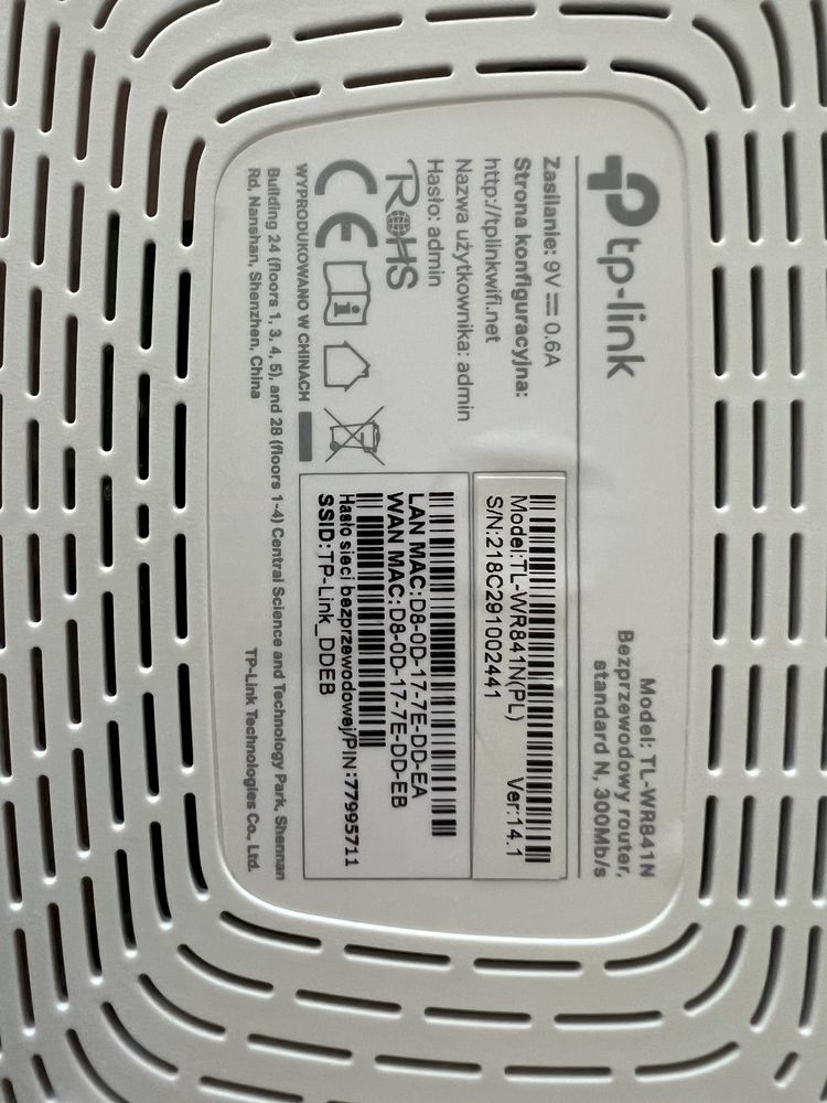 Router tp link 300 mb s