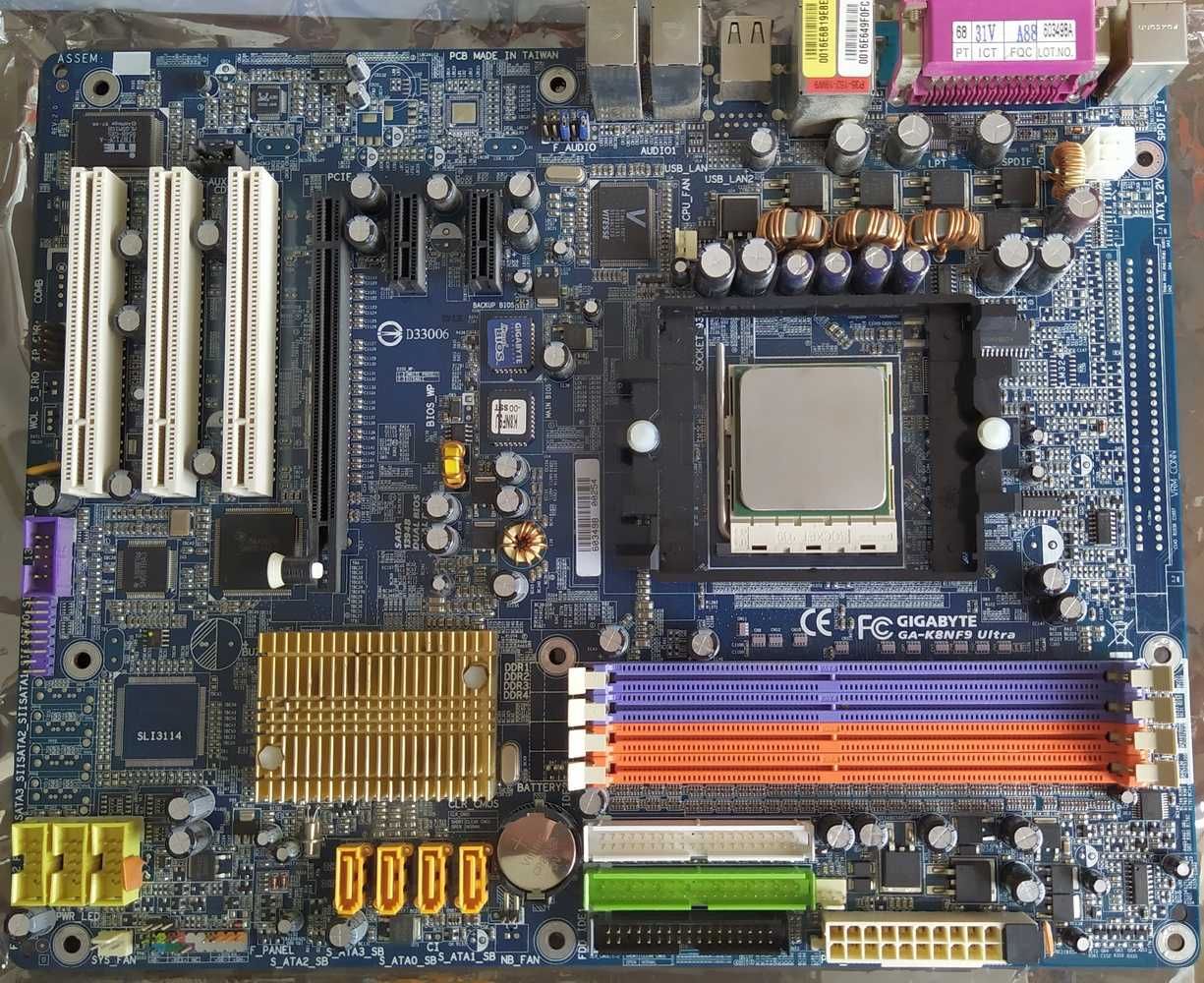 Gigabyte GA-K8NF9 Ultra AMD Athlon64 3000 Kingstone 2X 512MB RAM