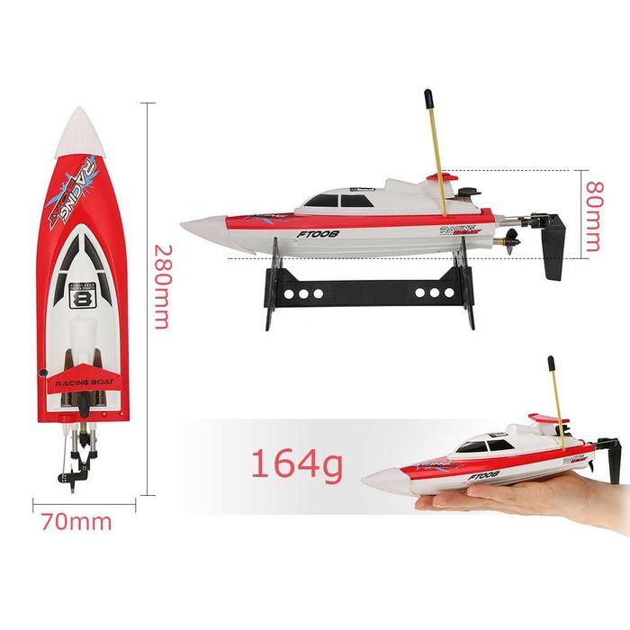 Motorówka RC FEILUN FT008 Racing Boat ŁÓDŹ Zdalnie Sterowana 14 km/h