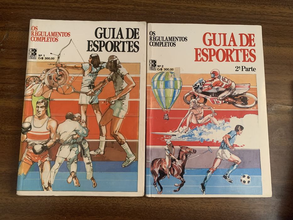 Livros de vários desportos