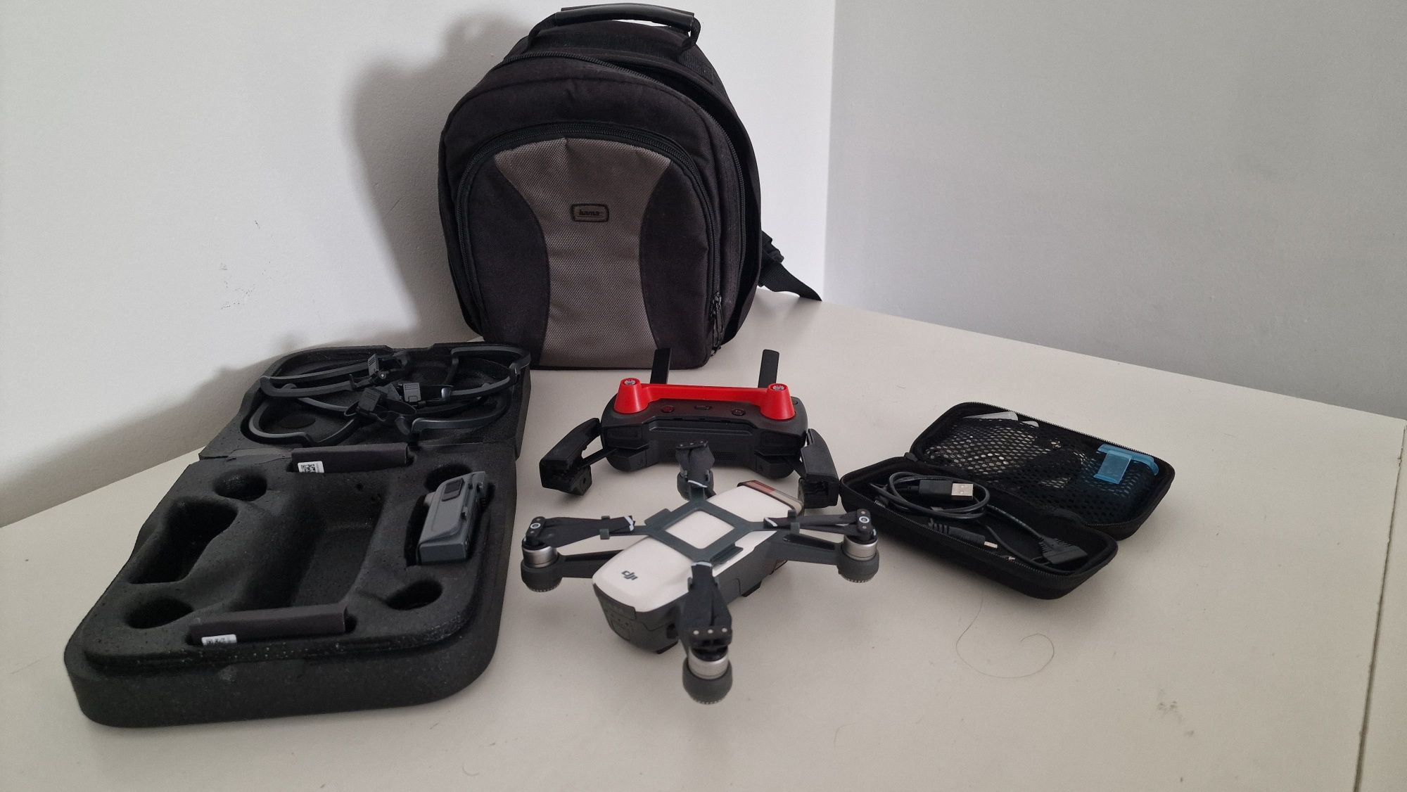 Conjunto drone dji spark combo + extras
