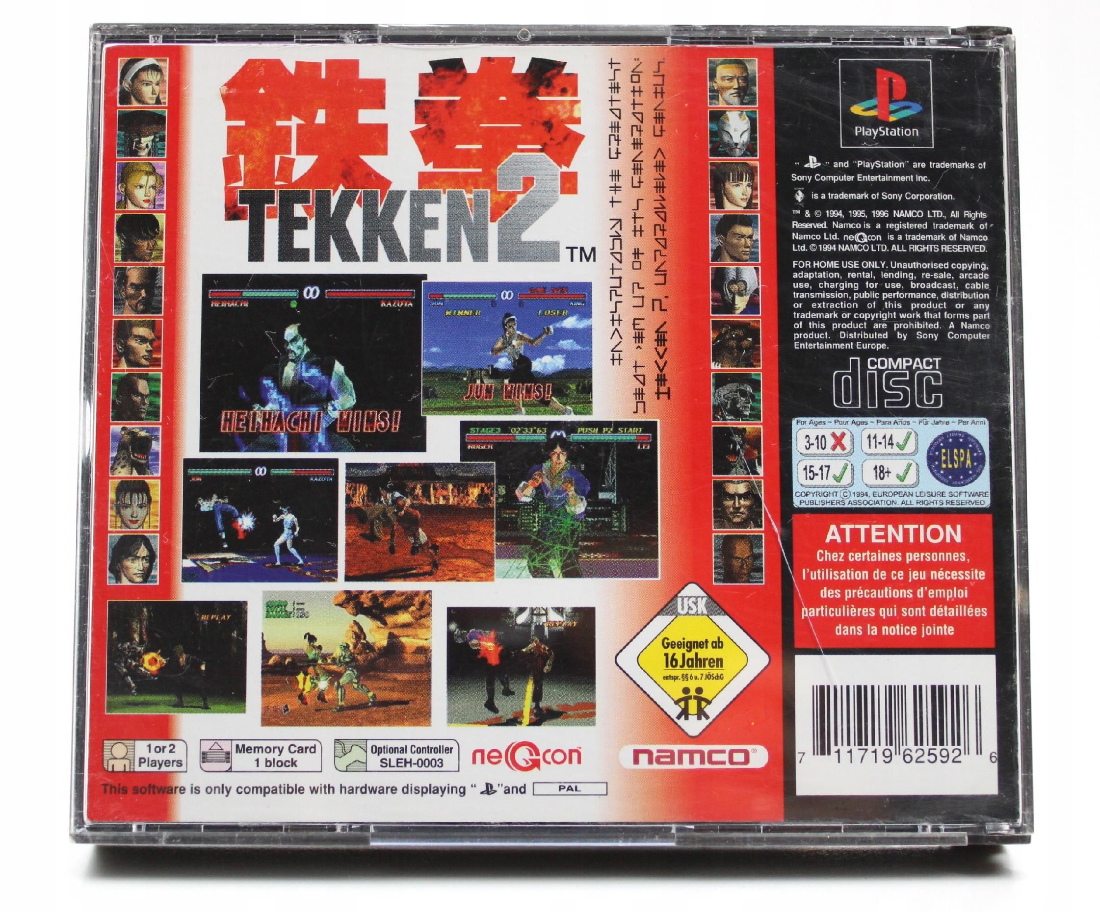 Gra Tekken 2 Sony Playstation (Psx)