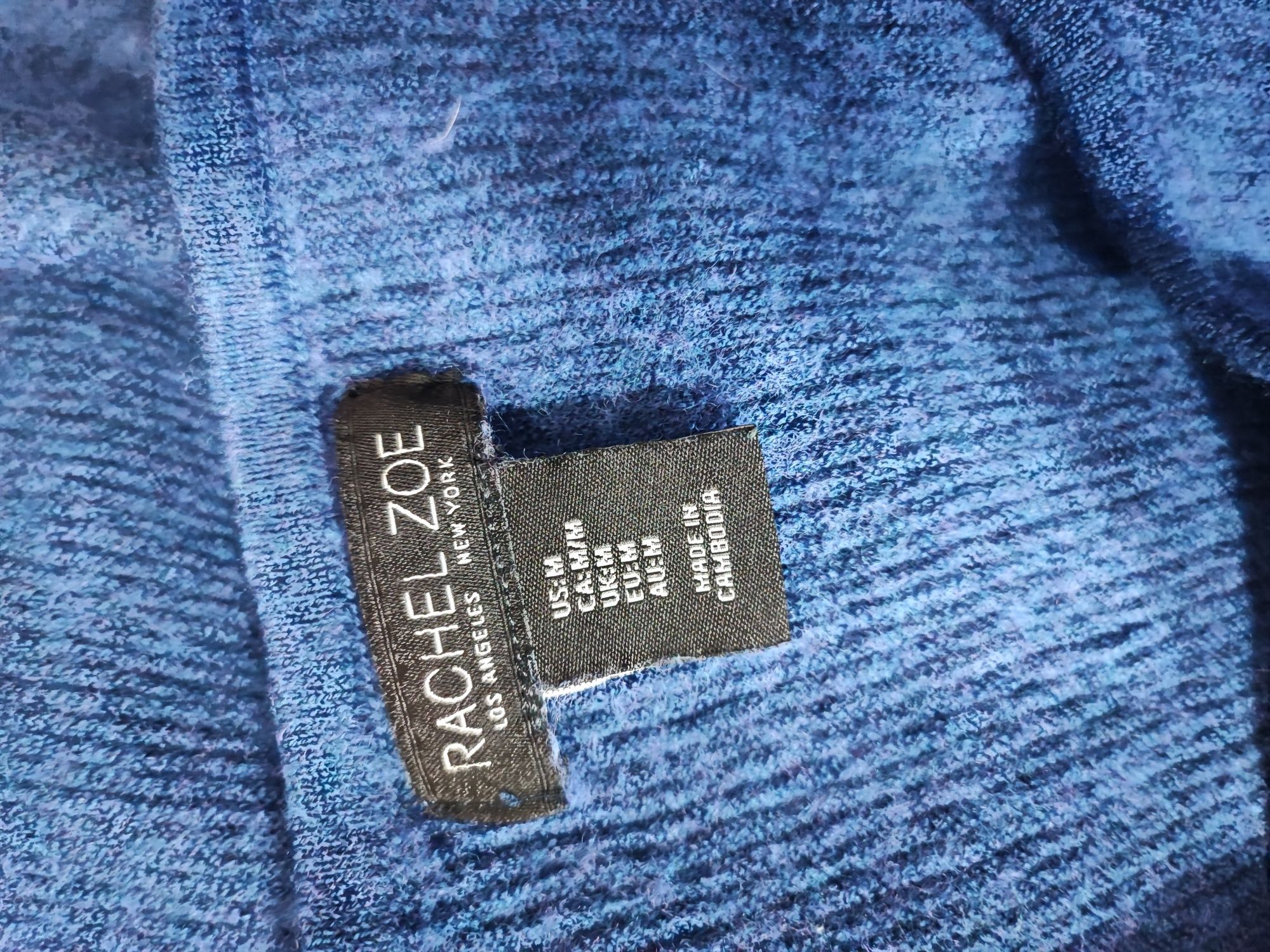 3396. Rachel Zoe niebieski sweter 38 M