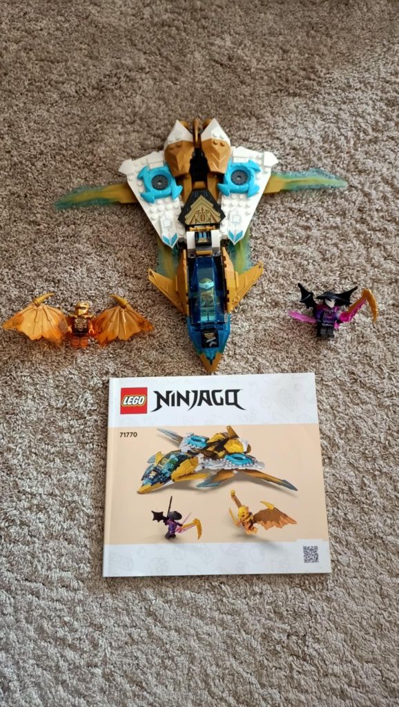 LEGO® 71770 Ninjago - Złoty smoczy odrzutowiec Zane’a
