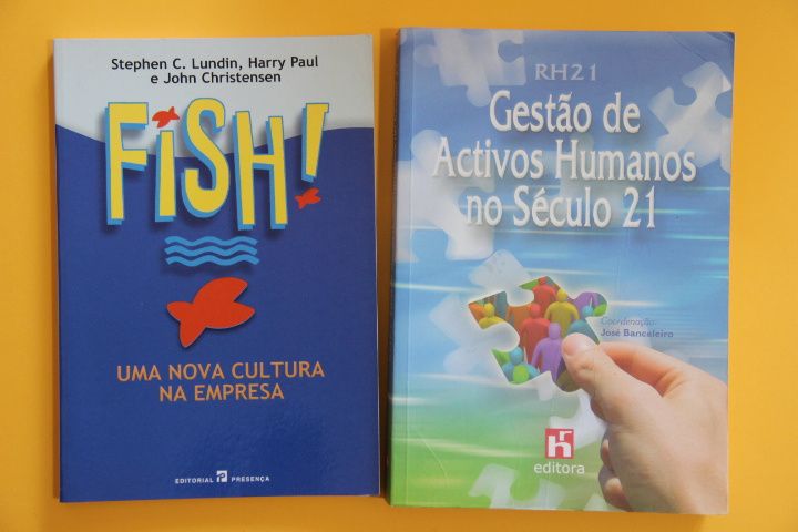 Vários livros sobre gestão