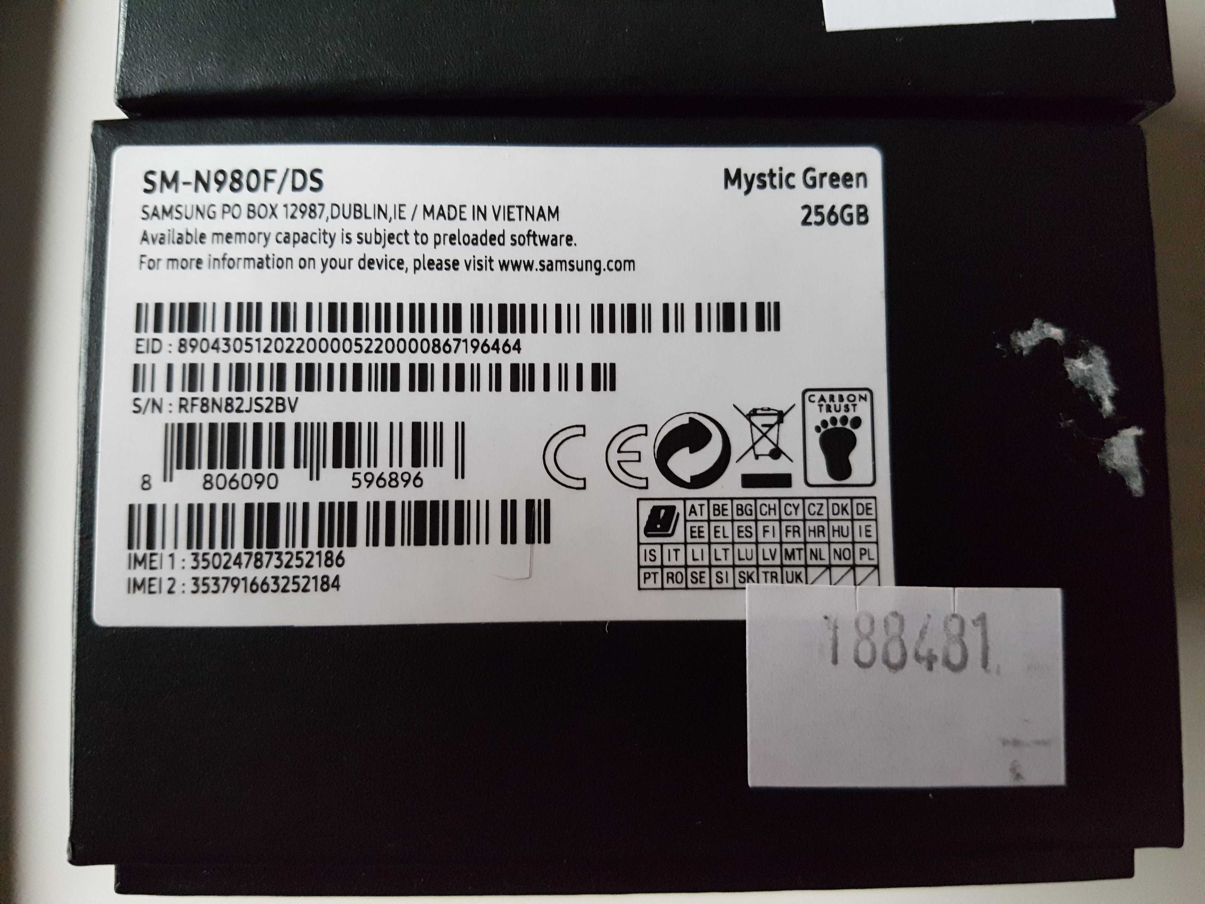 Samsung Galaxy 20 Note 256GB rysik Gray stan bdb + zegarek_ Gdańsk