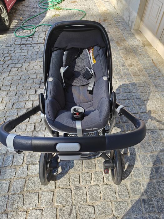 Carrinho lila + ovo pebble pro + familyfix 2 maxicosi com GARANTIA