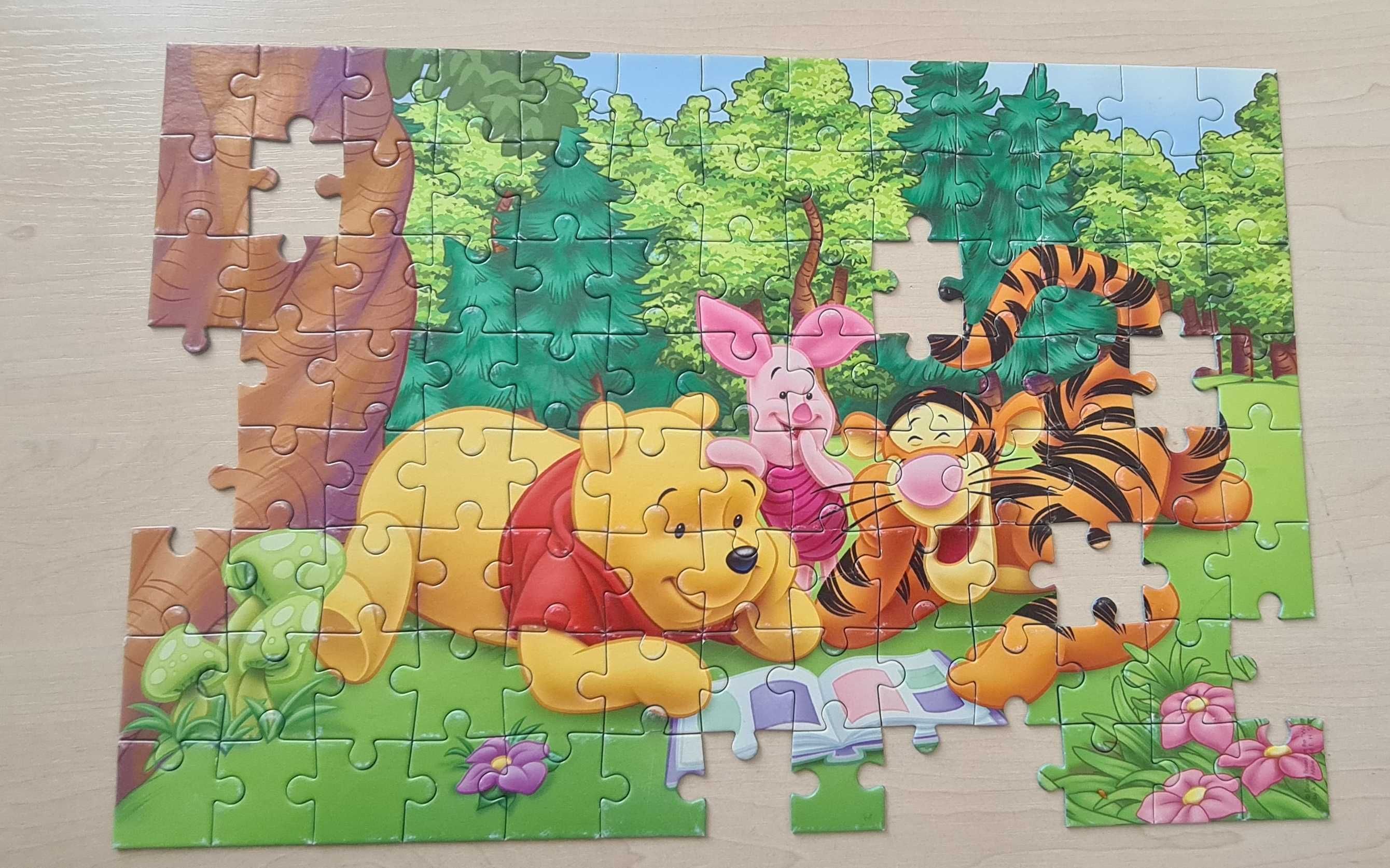 Puzzle Kubuś Puchatek Trefl 100 / Disney