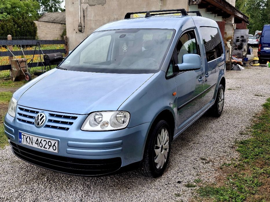 VW Caddy  2.0 TDI 140 koni 2009 rok 5 osobowy stan bdb ! Sp/zamienie