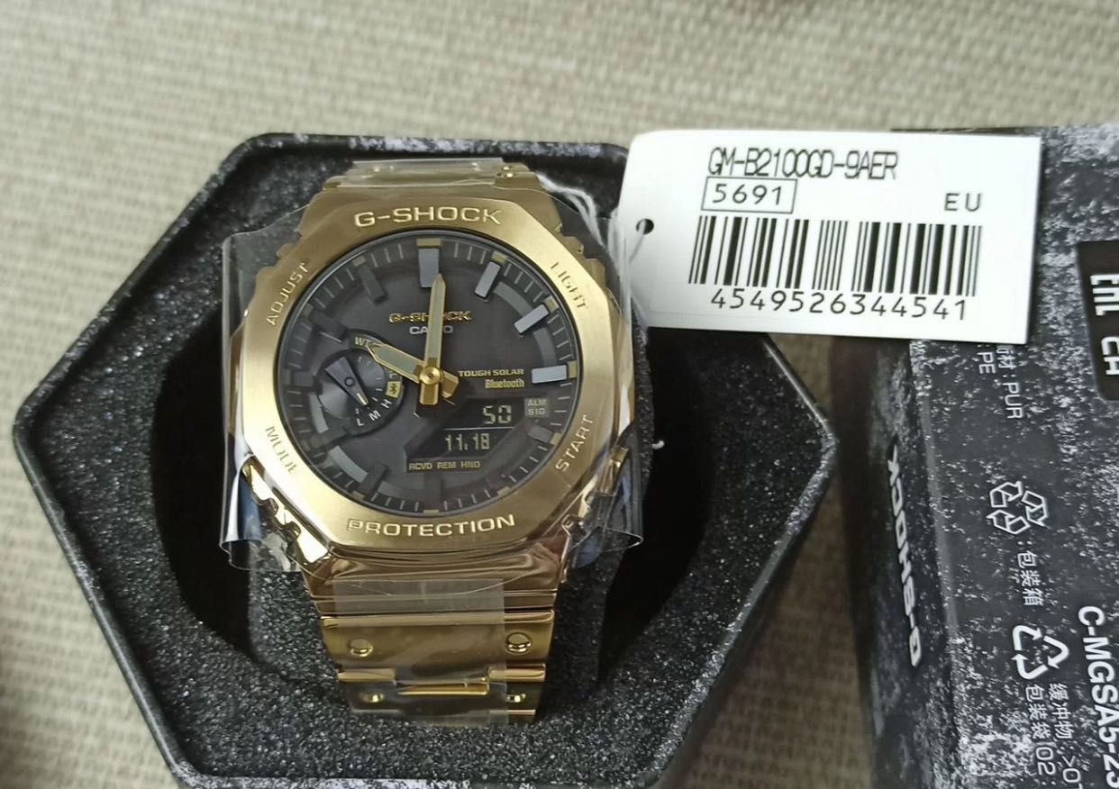 Casio GM-B2100GD-9A Bluetooth solar новые оригинал