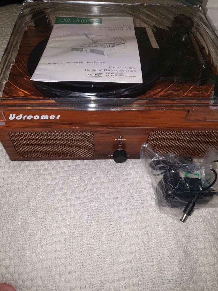 ВІНІЛОВИЙ програвач Udreamer ud 001 Bluetooch з дінамиками