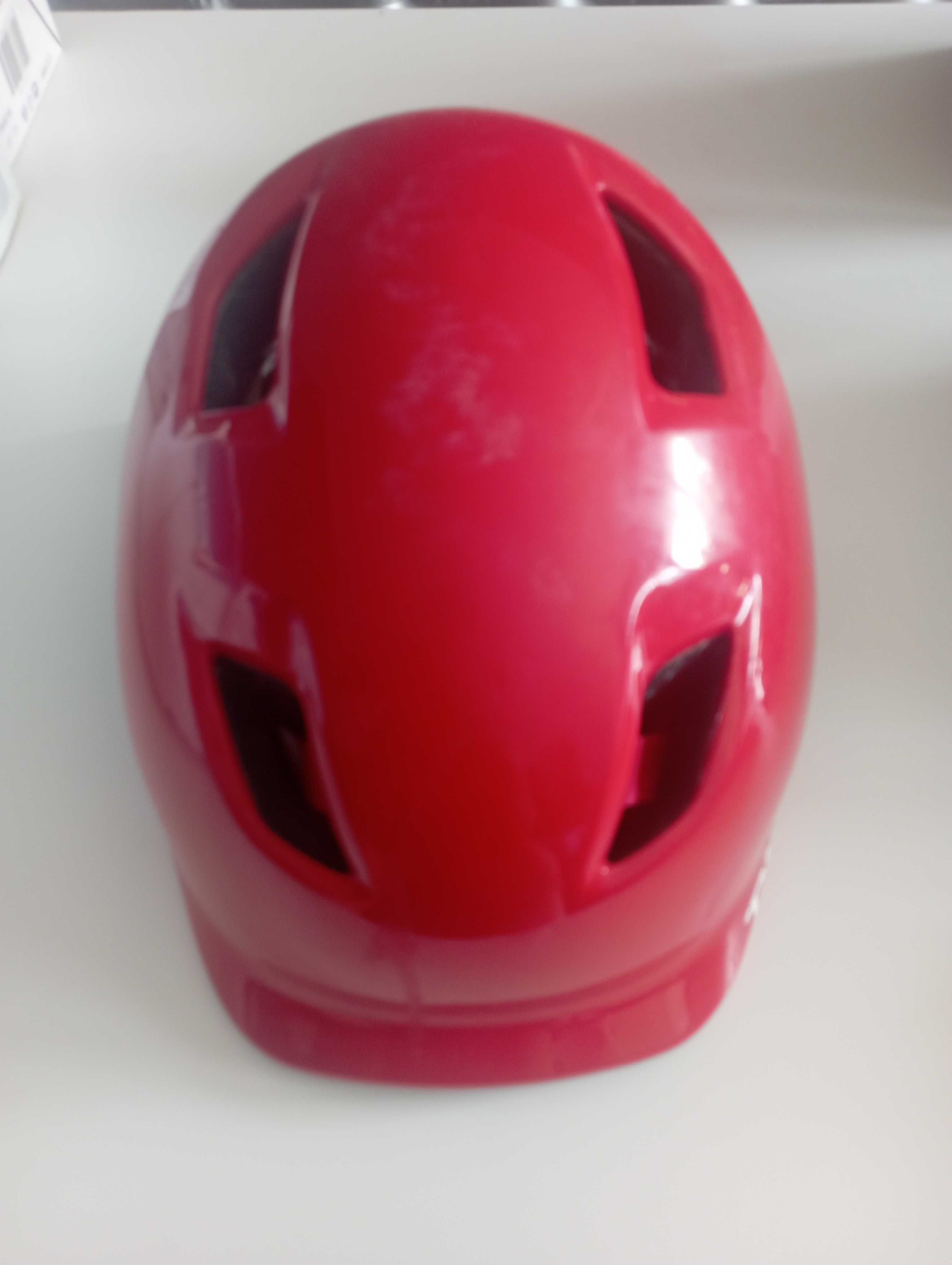 kask rowerowy dla dziecka 2-4 lata 48-52 cm czerwony Decathlon