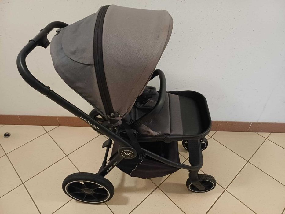 Wózek Muuvo Quick 3.0 2w1 + wózek spacerowy + łóżeczko i dodatki