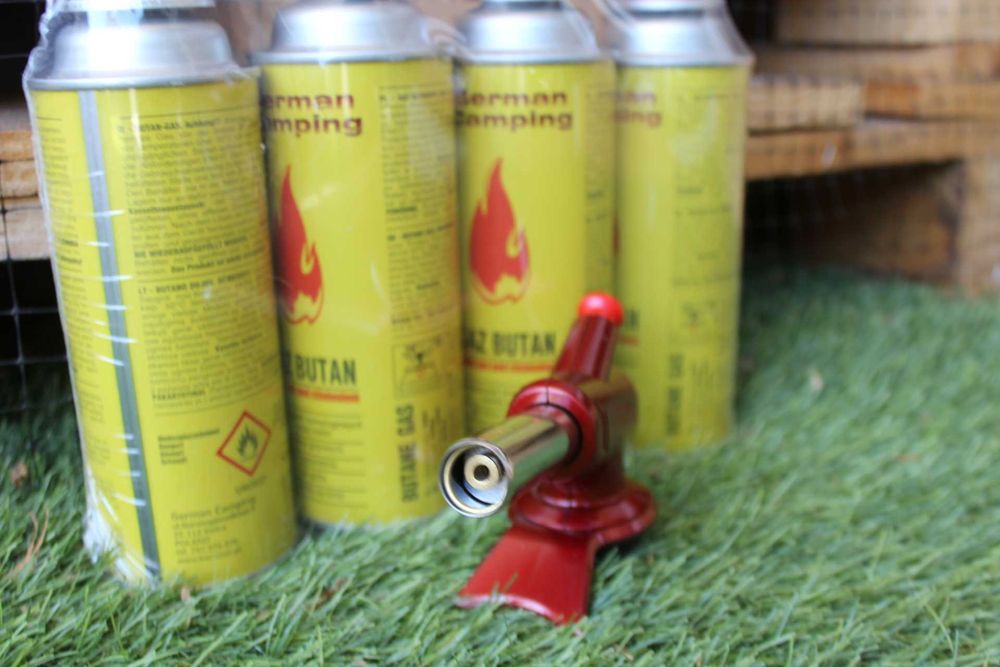 PALNIK 360 + 6x gaz nabój kartusz kartusze gazowe German camping 400ml