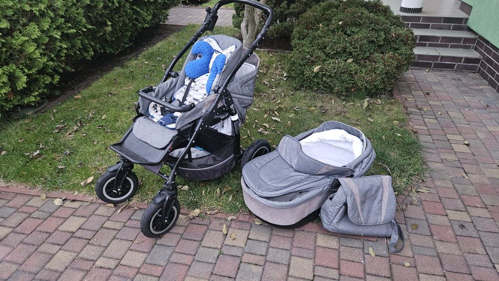 Nowy Wózek spacerowy  gondola dziecięcy Jedo Fyn  alu line 3 w 1  Pozn